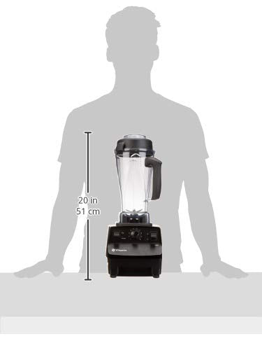 5200 Blender, Professional-Grade, Container, Self-Cleaning 64 oz, Black/Grey