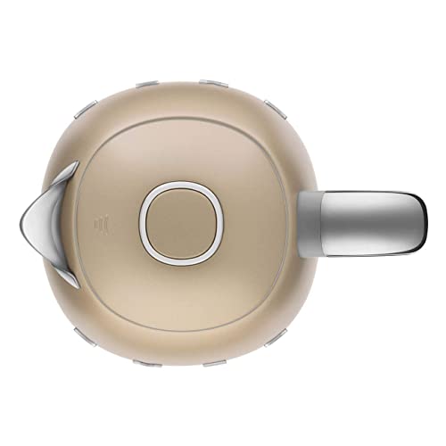 50's Retro Style Electric Water Kettle with Automatic Shutoff Matte Campagne