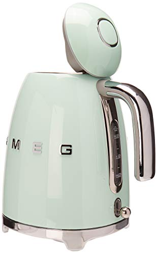 50's Retro Style Electric Water Kettle with Automatic Shutoff Pastel Green
