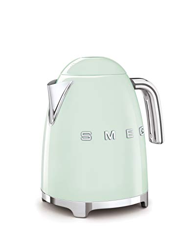 50's Retro Style Electric Water Kettle with Automatic Shutoff Pastel Green