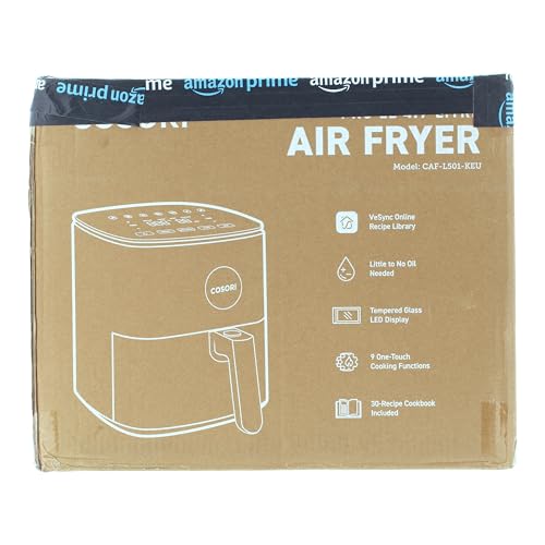 5 Qt, Max 450F for Juicy Meat, Veggies, Frozen Food, Glass Touch Panel