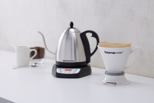 1L Digital Variable Temperature Gooseneck Electric Kettle