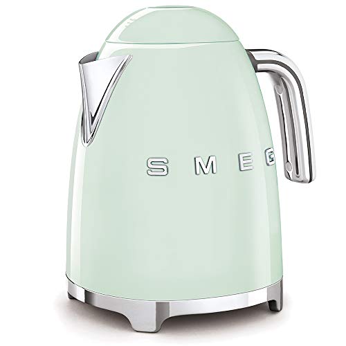 50's Retro Style Electric Water Kettle with Automatic Shutoff Pastel Green