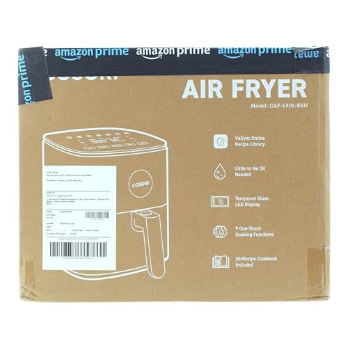 5 Qt, Max 450F for Juicy Meat, Veggies, Frozen Food, Glass Touch Panel