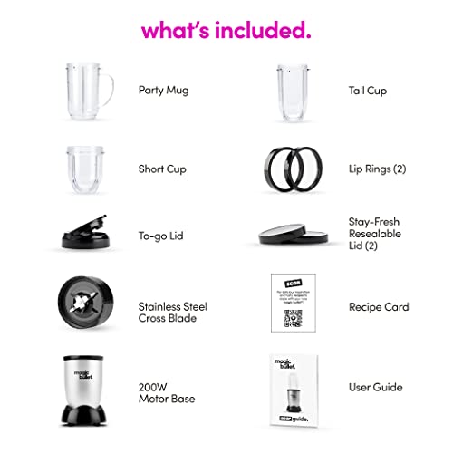 Blender, Small, Silver, 11 Piece Set