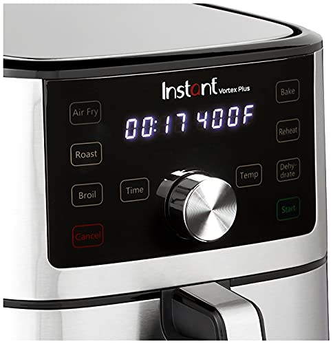 Vortex Plus 4QT Air Fryer, Custom Program Options, 6-in-1 Functions Crisps