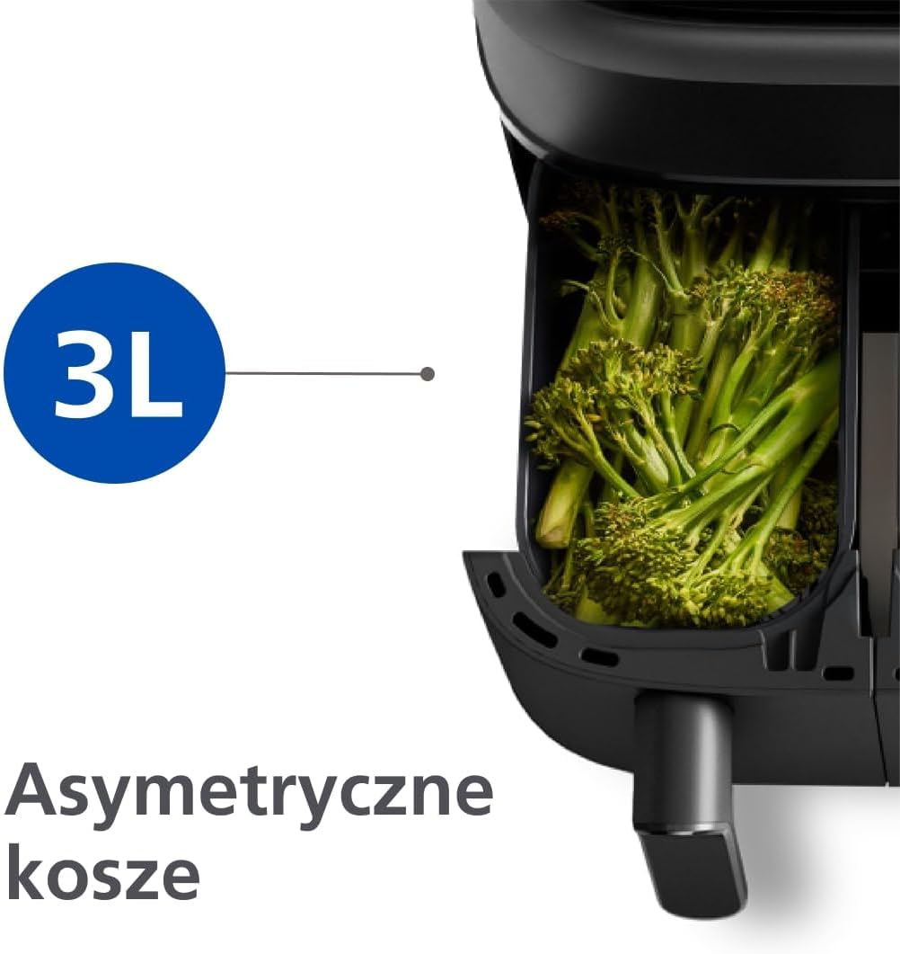 Frytkownica beztłuszczowa, zdrowe, szybkie i wszechstronne gotowanie, pojemność 9 l