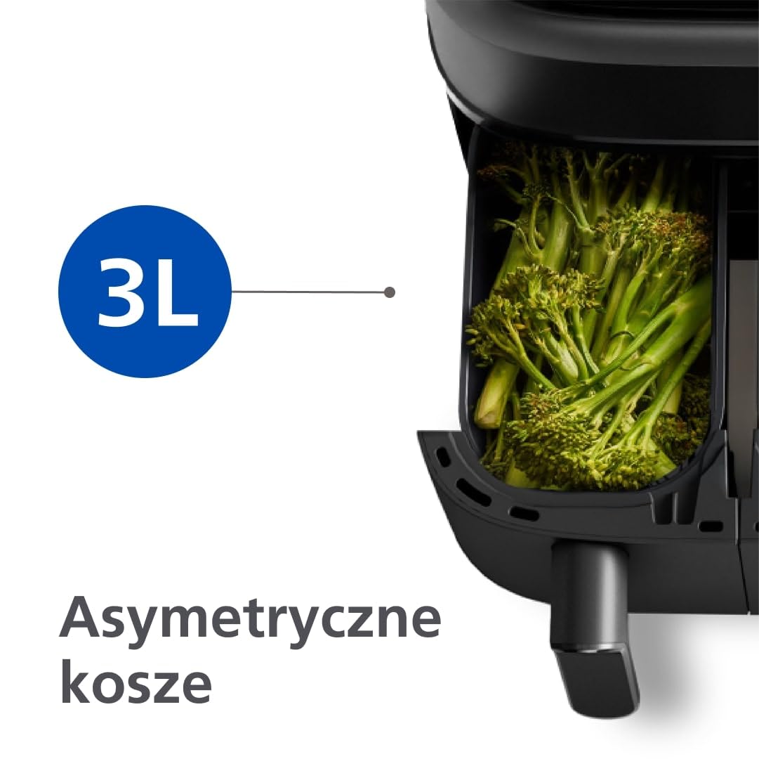 Frytkownica beztłuszczowa, zdrowe, szybkie i wszechstronne gotowanie, pojemność 9 l