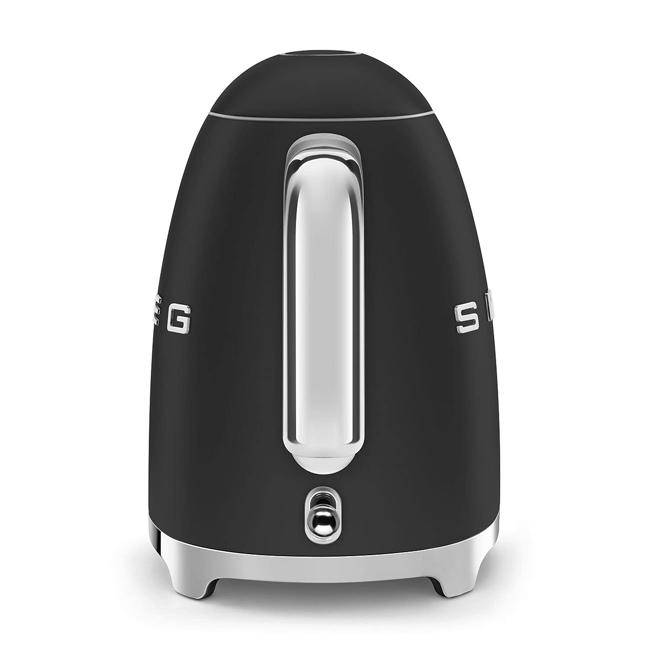 50's Retro Style Electric Water Kettle with Automatic Shutoff Matte Black