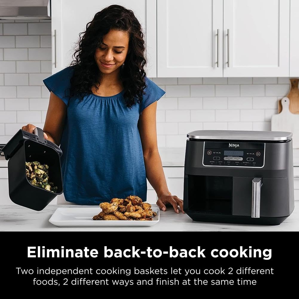 8 Quart 6-in-1 DualZone 2-Basket Air Fryer