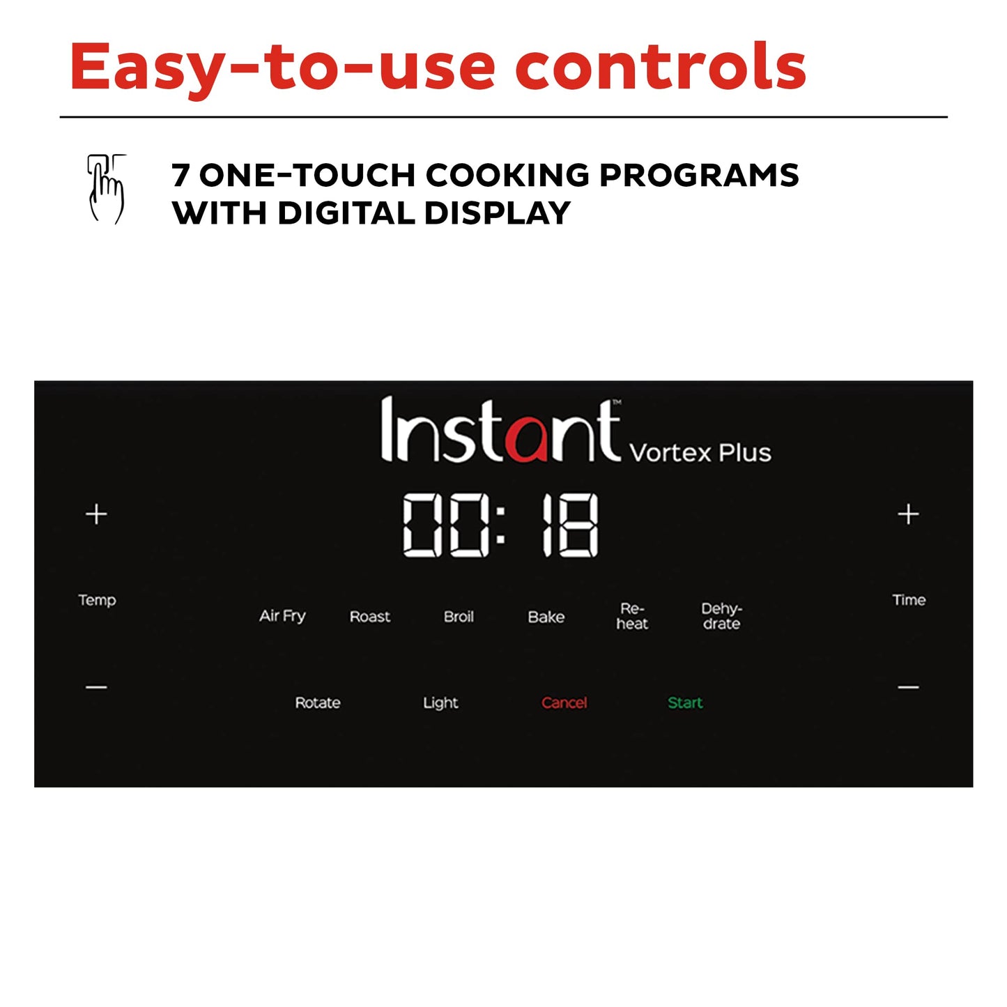 10QT Air Fryer, 7-in-1 Functions with EvenCrisp Technology that Crisps