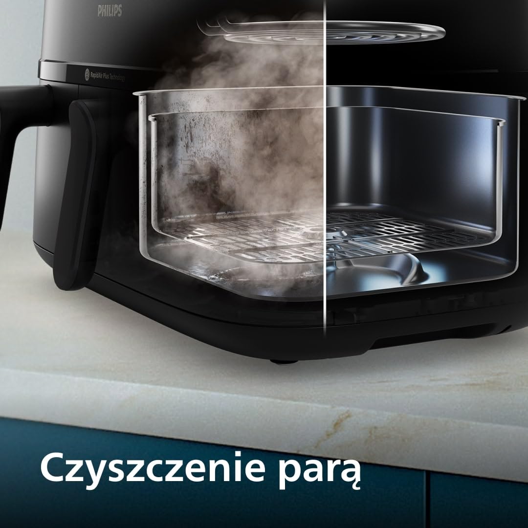 Frytkownica beztłuszczowa 5000 Serii Dual Basket z Technologią Air Steam oraz RapidAir Plus