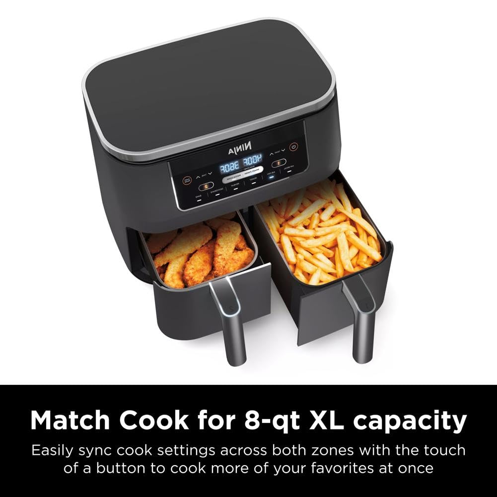 8 Quart 6-in-1 DualZone 2-Basket Air Fryer