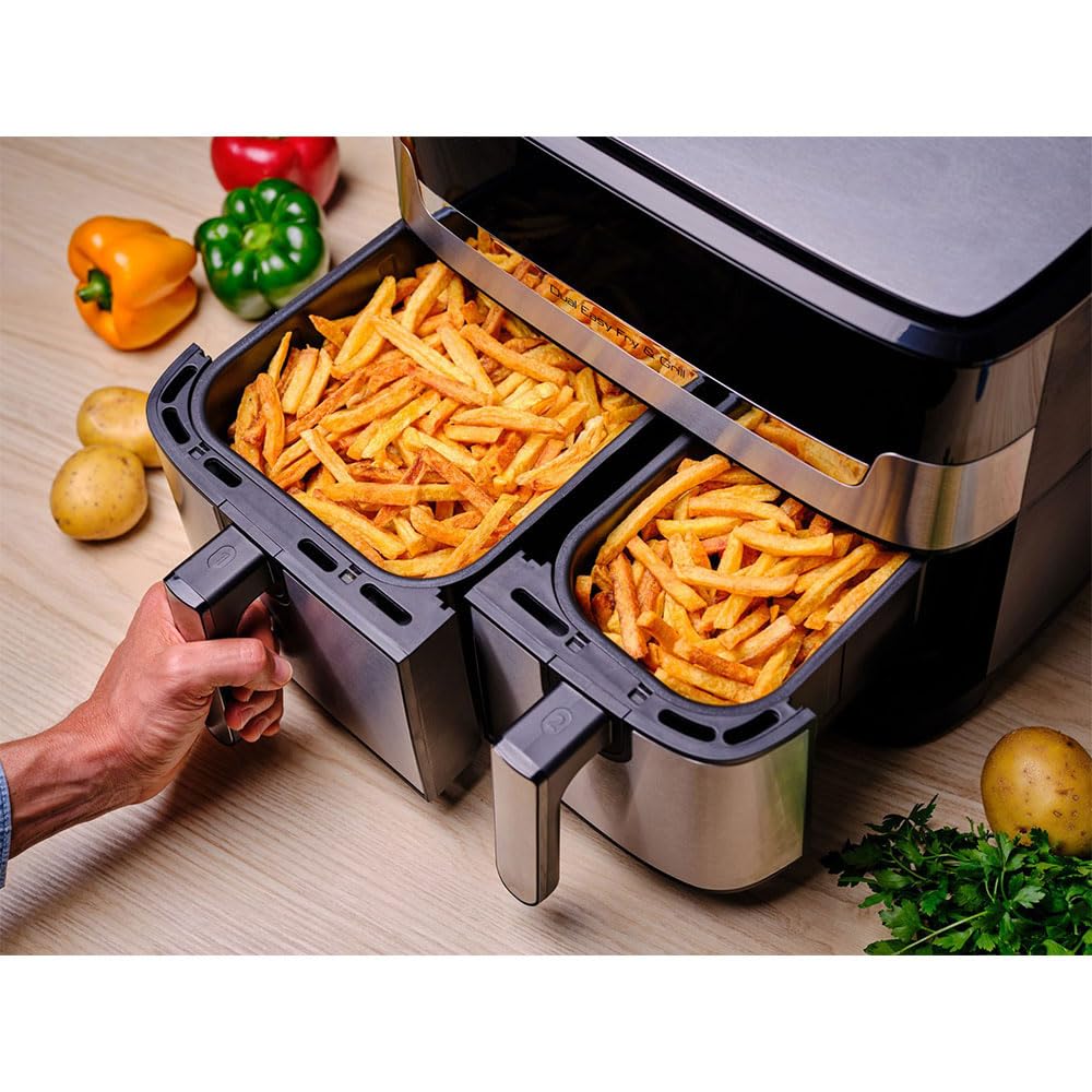 Podwójna frytkownica na gorące powietrze, 8,3 l, 2700 W