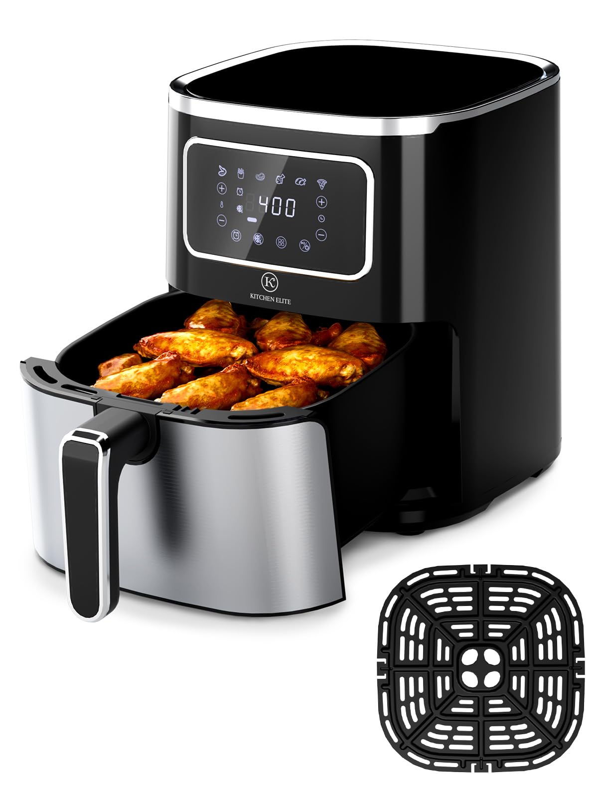 Air Fryer Oven 5.5 Qt, 6-in-1 Digital Display Compact Cooker
