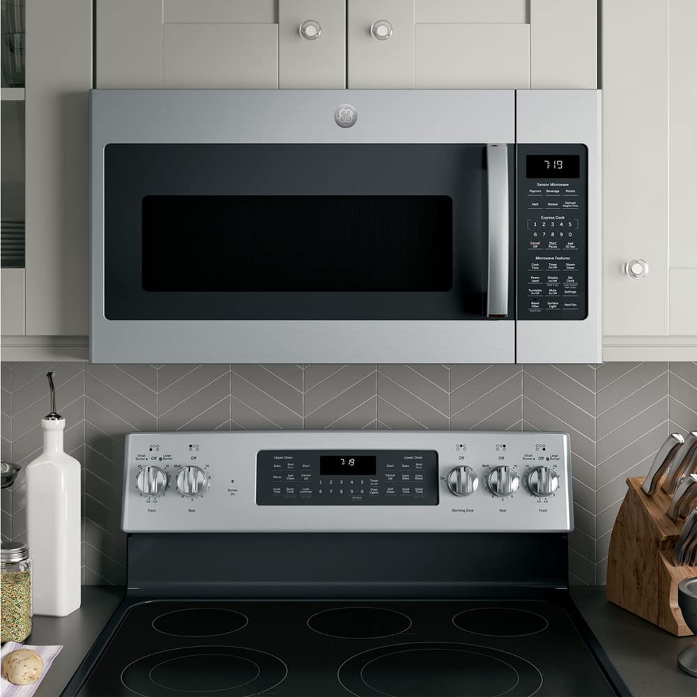 1.9 Cu. Ft. Over-the-Range Sensor Microwave Oven Stainless Steel Bundle