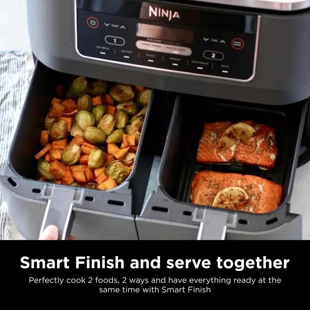 8 Quart 6-in-1 DualZone 2-Basket Air Fryer