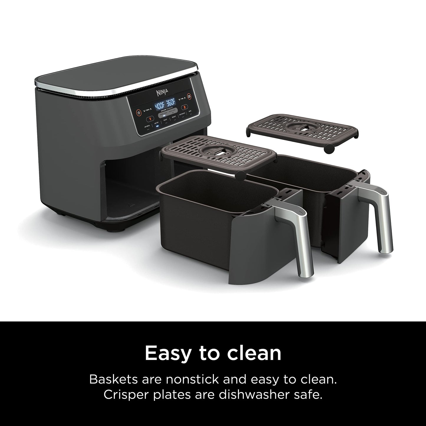 8 Quart 6-in-1 DualZone 2-Basket Air Fryer