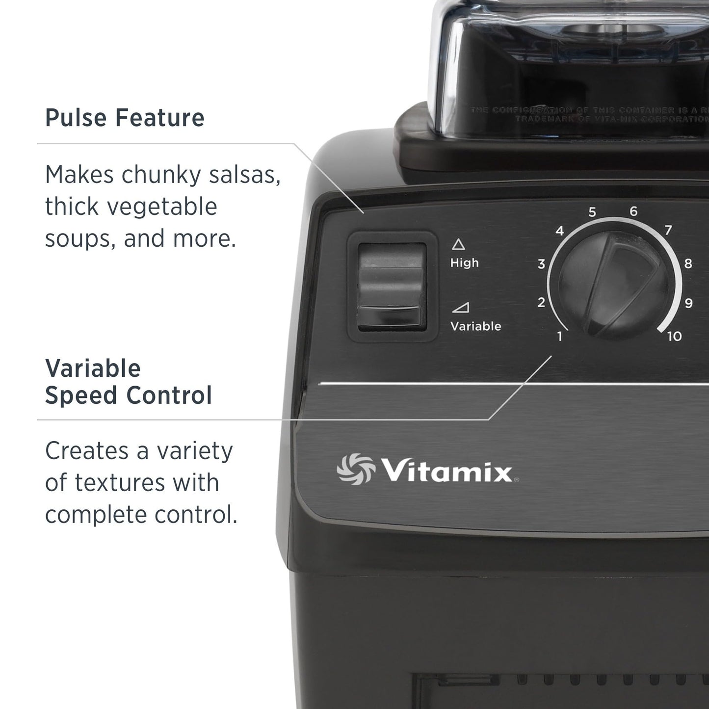 5200 Blender, Professional-Grade, Container, Self-Cleaning 64 oz, Black/Grey