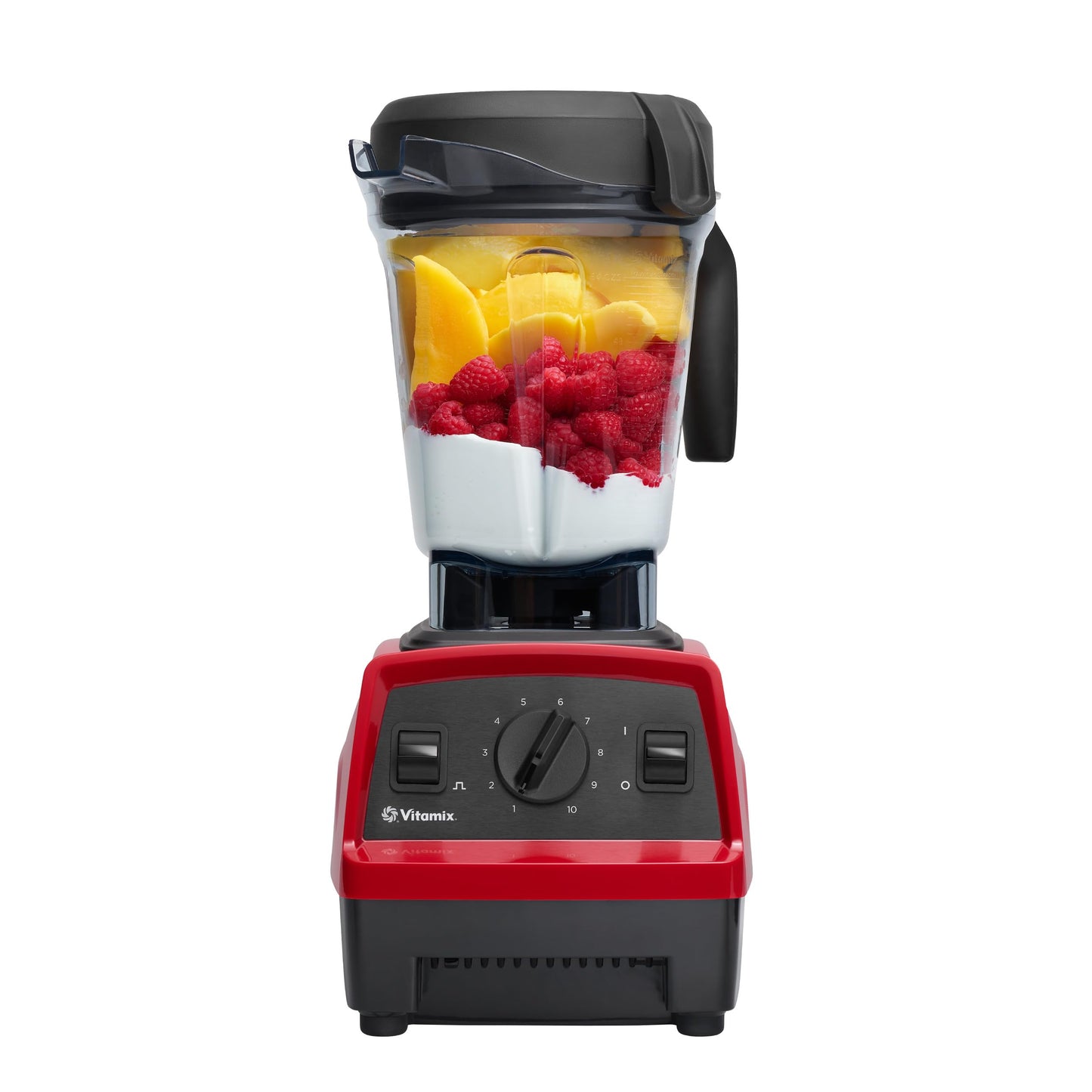 Explorian Blender, Professional-Grade, 64 oz. Low-Profile Container, Red (Renewed Premium)