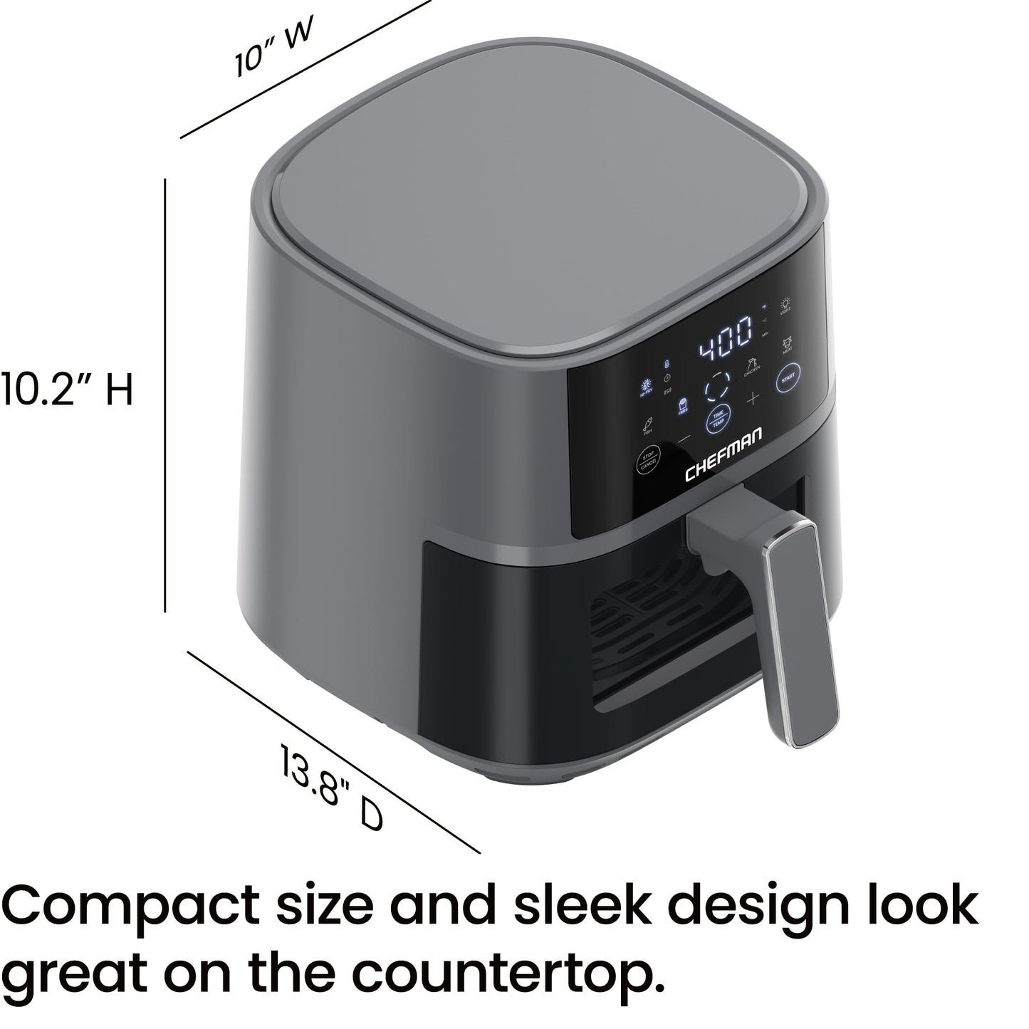 4 QT Compact Airfryer for Quick & Easy Meals