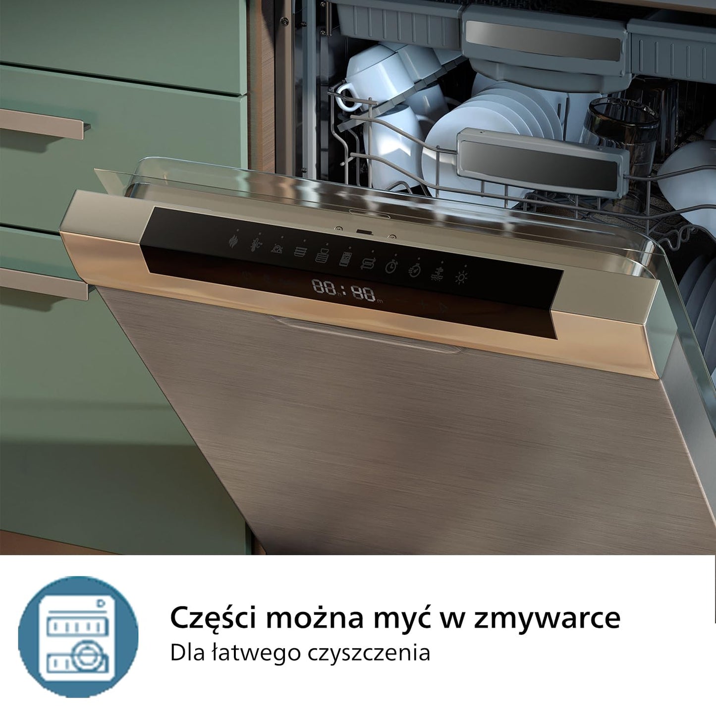 Frytkownica beztłuszczowa z podwójnym koszem serii 3000,9 litrów