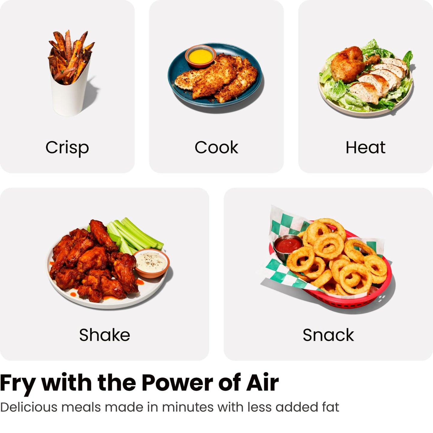 6 Quart Dual Basket Air Fryer Oven with Easy View Windows