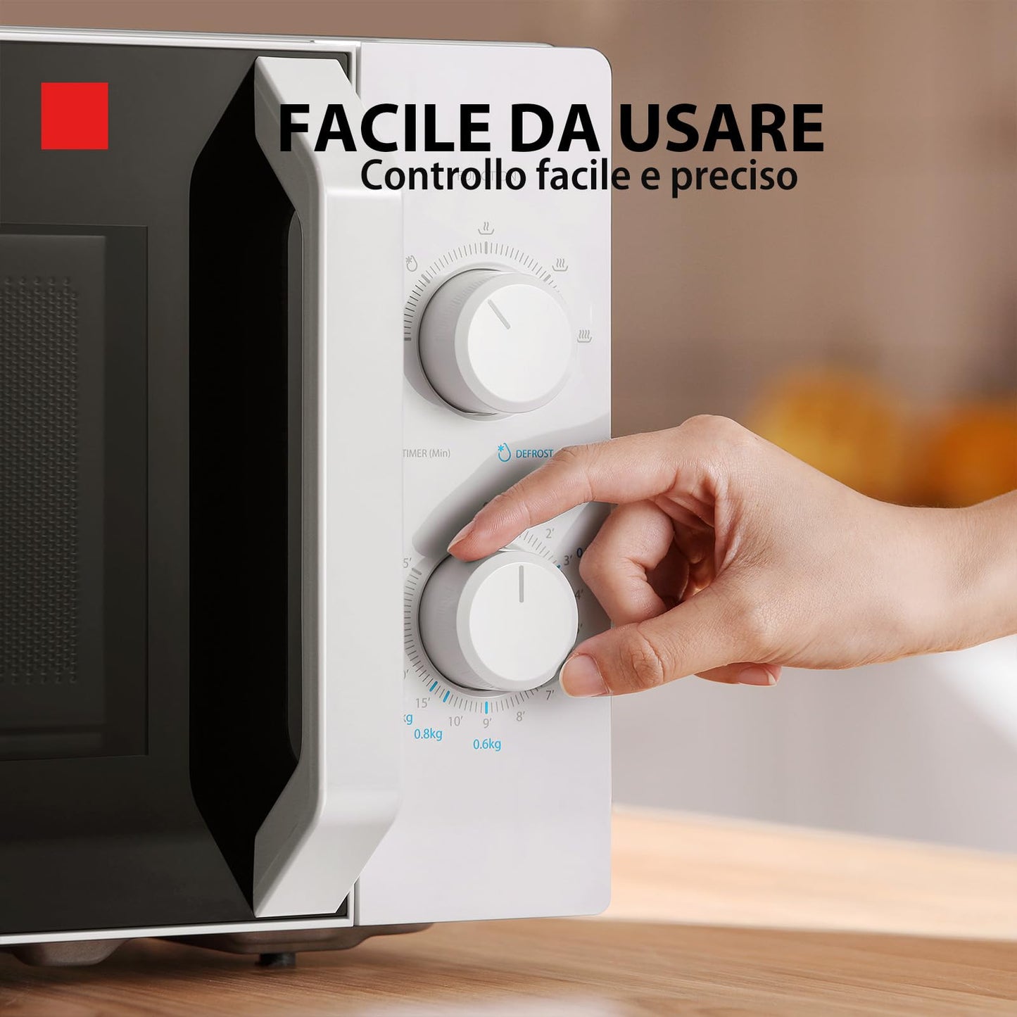 standardowe kuchenki mikrofalowe, 20 l, 800 W, MW2-MM20P(WH)