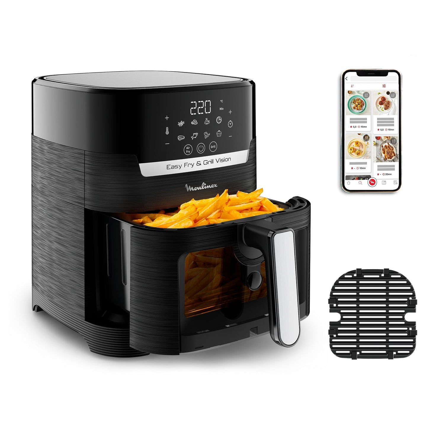 Frytkownica beztłuszczowa, Easy Fry & Grill Vision, EZ5068