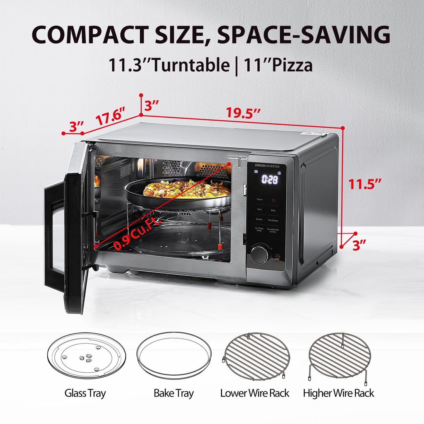 Inverter Countertop Microwave Oven Air Fryer Combo MASTER Series