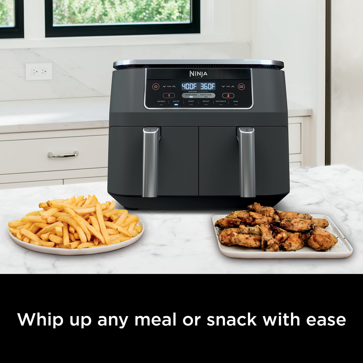 8 Quart 6-in-1 DualZone 2-Basket Air Fryer