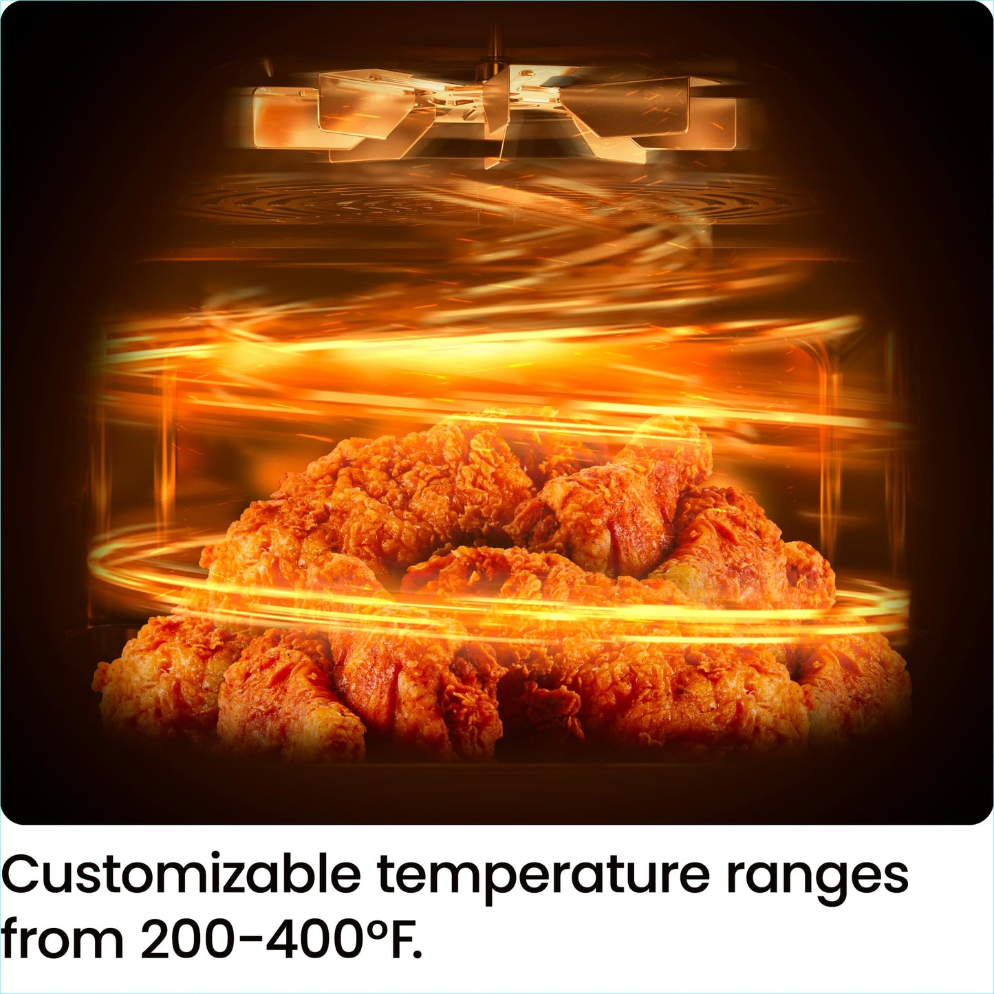 Touch Air Fryer, XL 8-Qt Family Size, One-Touch Digital Control Presets