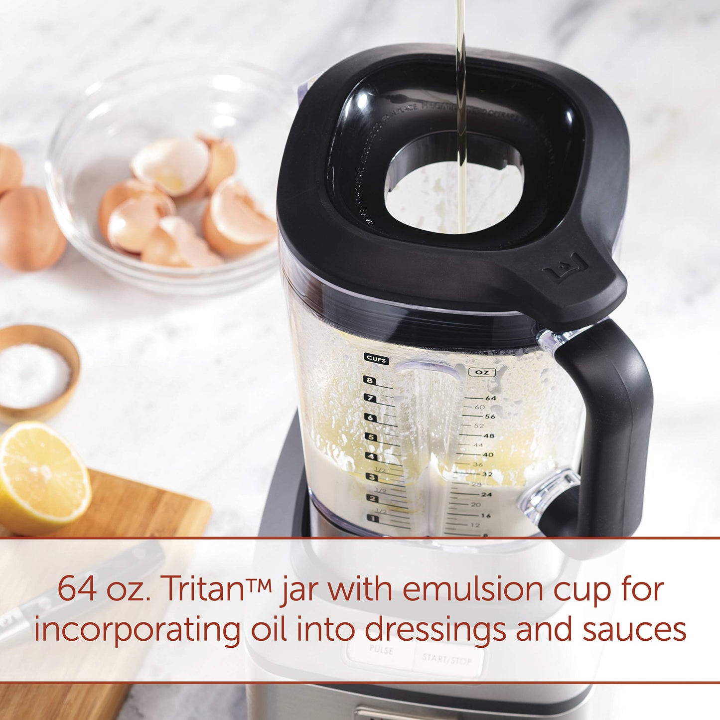 Performance Blender, 64 oz Jar, 4 program settings, 12.5 AMPS, Blends Food