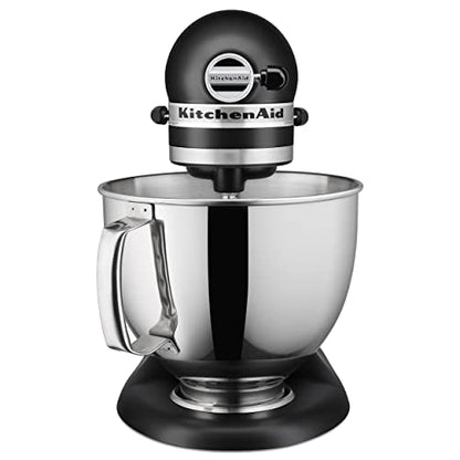 Artisan Series 5 Quart Tilt Head Stand Mixer with Pouring Shield KSM150PS, Matte Black