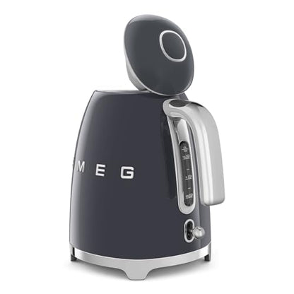 50's Retro Style 7 Cup Electric Kettle, Slate Grey
