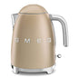50's Retro Style Electric Water Kettle with Automatic Shutoff Matte Campagne