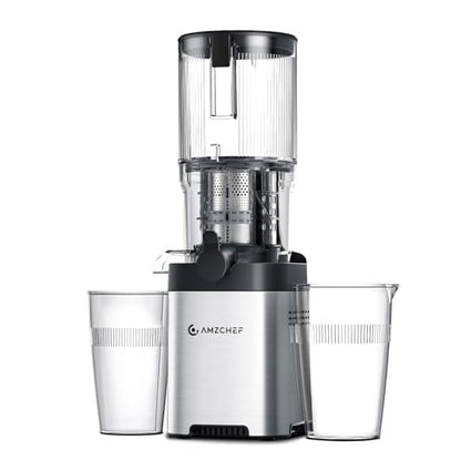 Cold Press Juicer, Juicer Machines - 5.2" Large Feed Chute for Whole Fruits & Vegetables