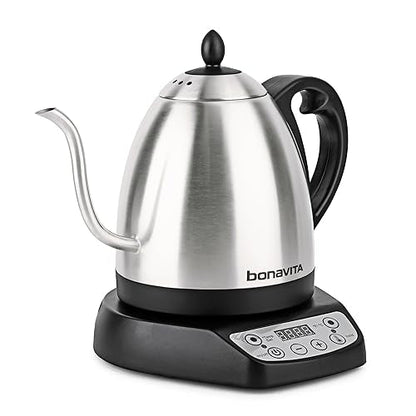 1L Digital Variable Temperature Gooseneck Electric Kettle