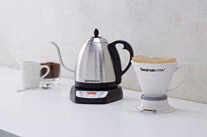 1L Digital Variable Temperature Gooseneck Electric Kettle