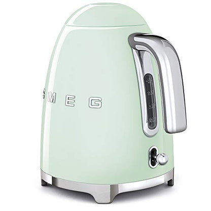50's Retro Style Electric Water Kettle with Automatic Shutoff Pastel Green