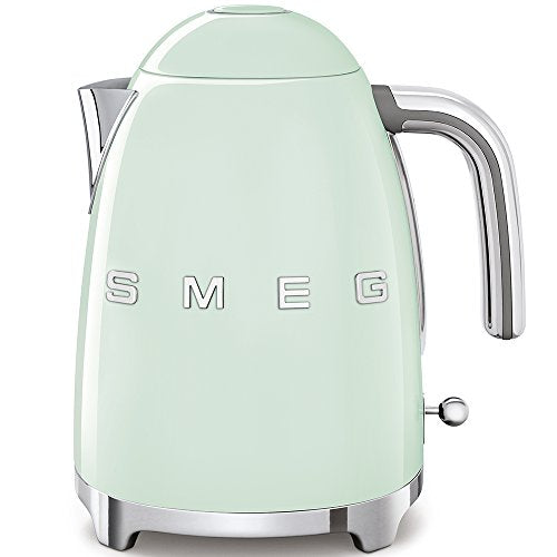 50's Retro Style Electric Water Kettle with Automatic Shutoff Pastel Green