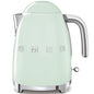50's Retro Style Electric Water Kettle with Automatic Shutoff Pastel Green