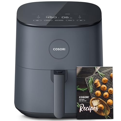 5 Qt, Max 450F for Juicy Meat, Veggies, Frozen Food, Glass Touch Panel