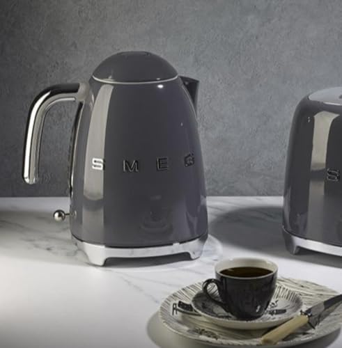 50's Retro Style 7 Cup Electric Kettle, Slate Grey