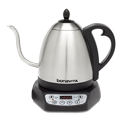 1L Digital Variable Temperature Gooseneck Electric Kettle