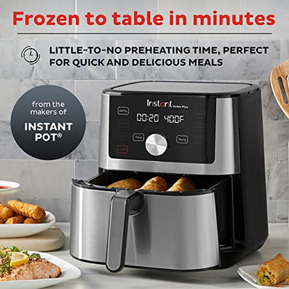 Vortex Plus 4QT Air Fryer, Custom Program Options, 6-in-1 Functions Crisps