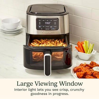 6-Qt Basket Stainless Steel Air Fryer