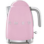 50's Retro Style Electric Water Kettle with Automatic Shutoff Pink