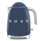 50's Retro Style Electric Water Kettle with Automatic Shutoff Navy Blue
