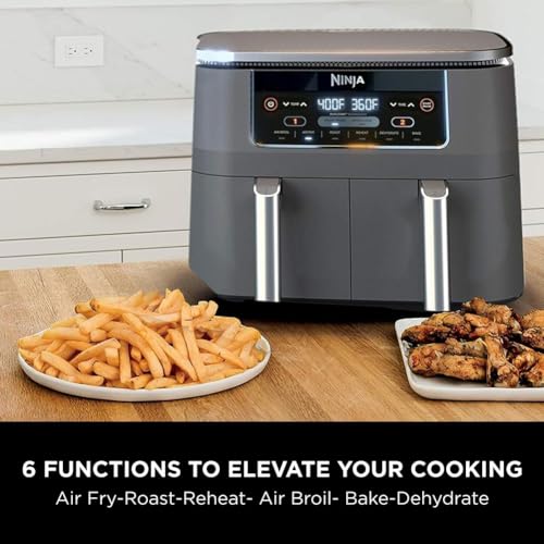 8 Quart 6-in-1 DualZone 2-Basket Air Fryer